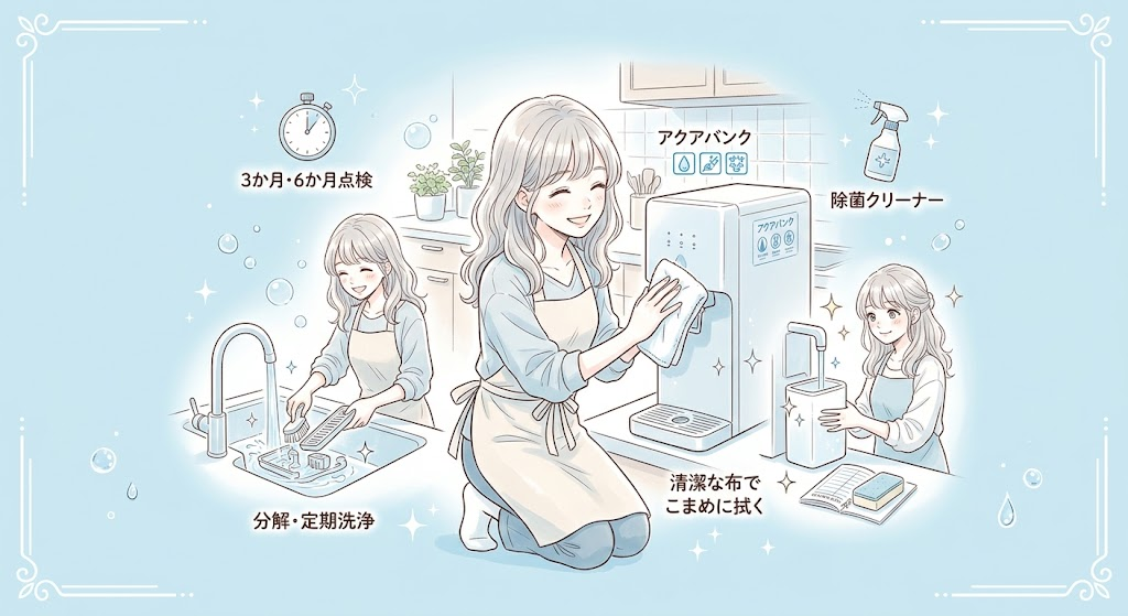 水素マニア:アクアバンクをいつでも清潔・衛生的に使い続けるための注意点