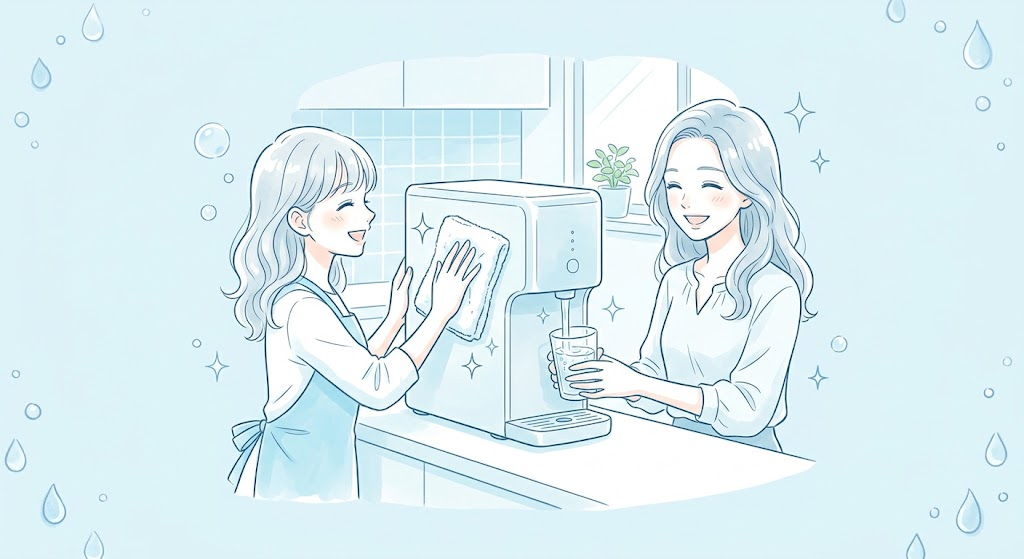 水素マニア:アクアバンクは簡単なお手入れでいつでも清潔・美味しいお水が楽しめる!